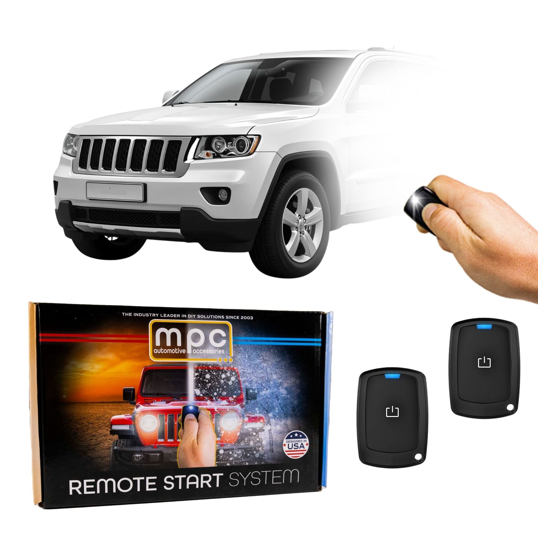 1-Button Remote Start For 2011-2013 Jeep Grand Cherokee - Plug-n