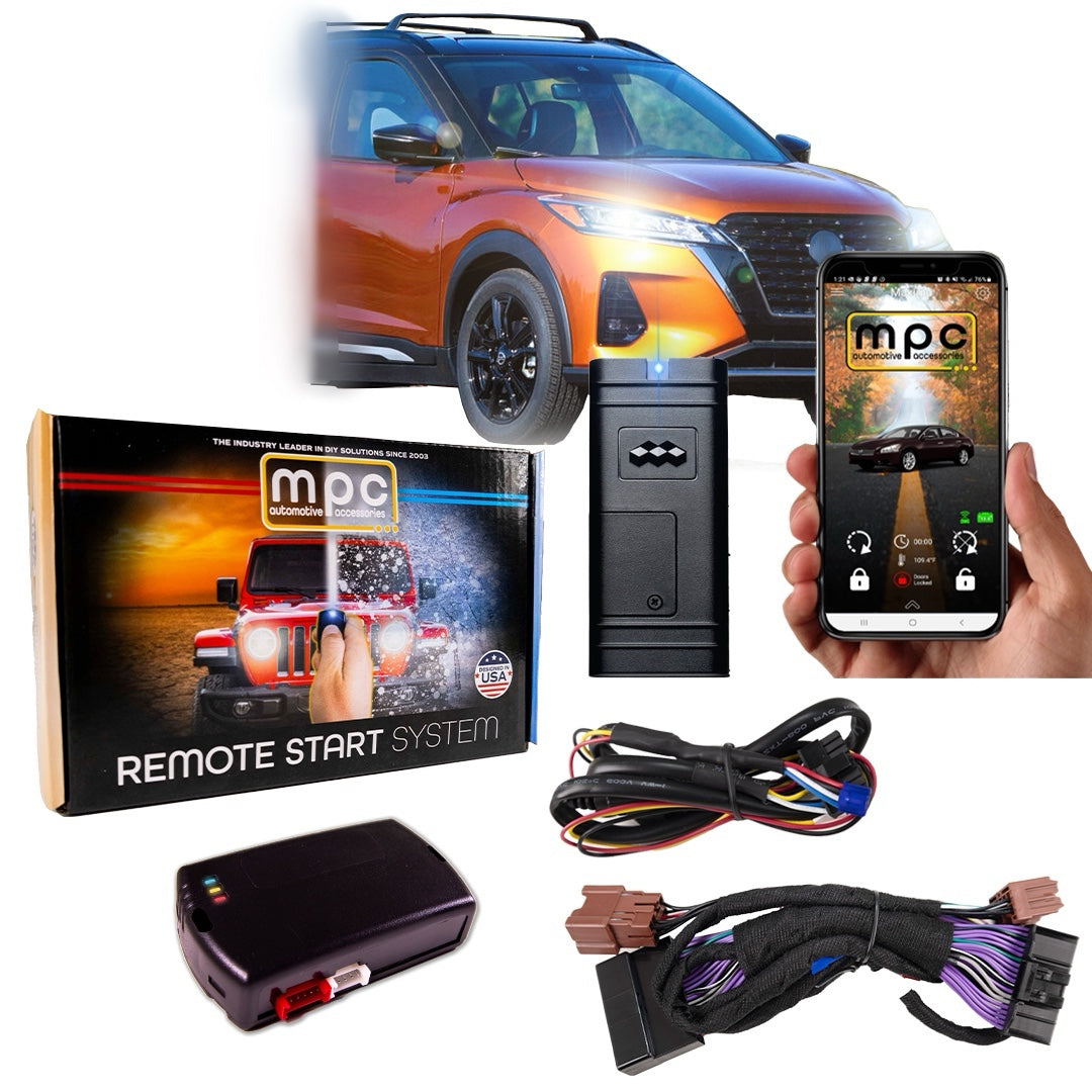 Smartphone Activated Remote Start Kit For 2018-2024 Nissan Kicks