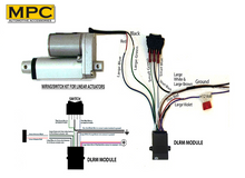 Wiring, Switch & Relay Kit for Linear Actuators - Includes Relays & Instructions