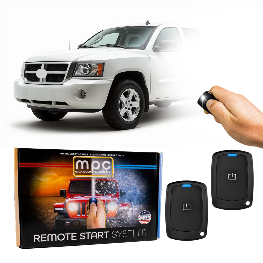1 - Button Remote Start Kit For 2007 - 2010 Dodge Dakota - T - Harness - Key - to - Start - MyPushcart
