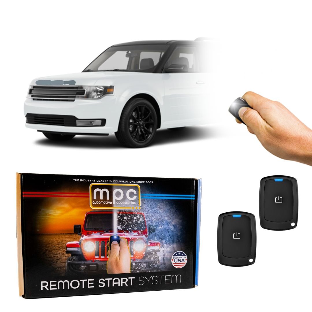 1 - Button Remote Start Kit For 2013 - 2019 Ford Flex - Key - to - Start - T - Harness - MyPushcart