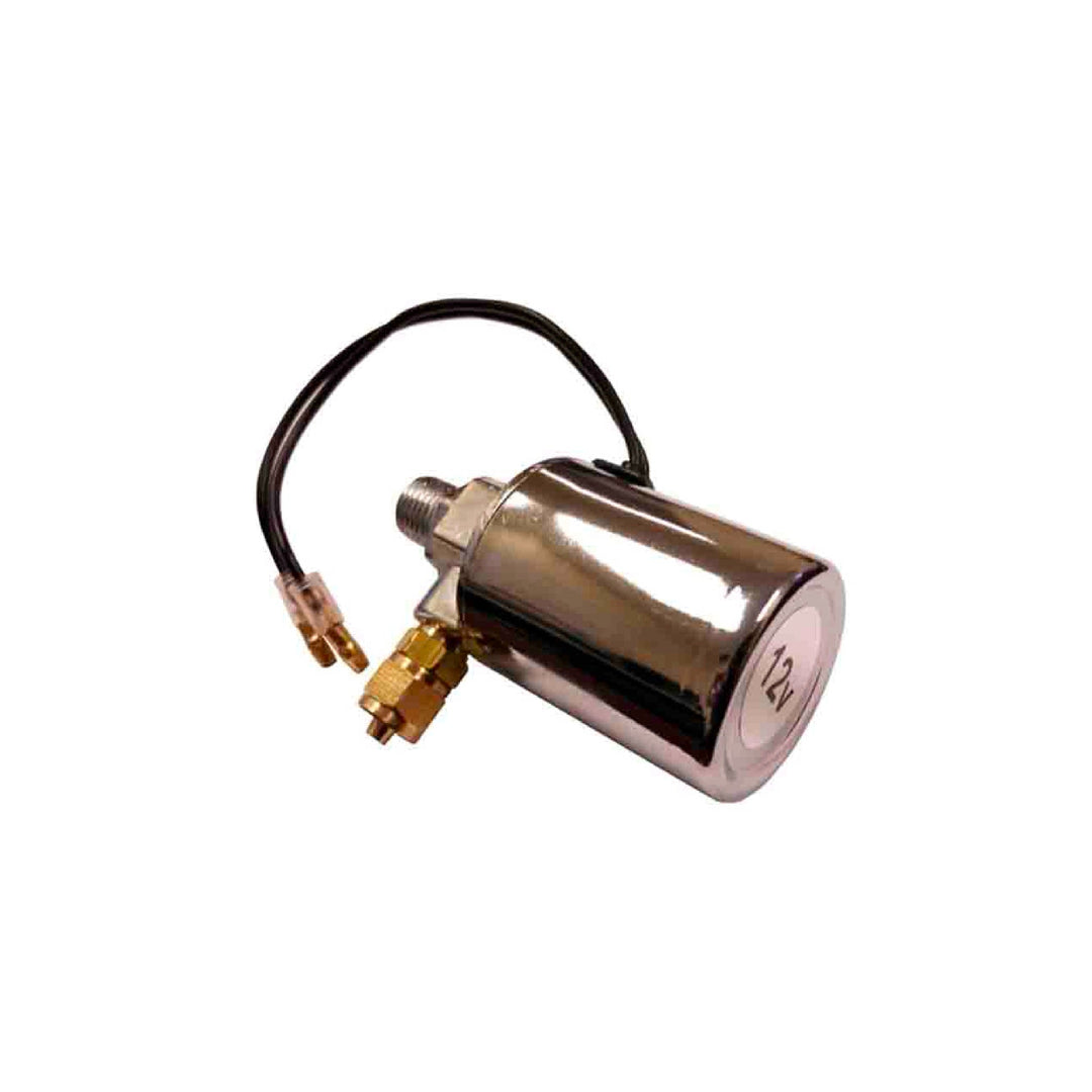 12 - Volt Electronic Air Solenoid for Air Horns 1/4" Tube in, 1/4 NPT Out - MyPushcart