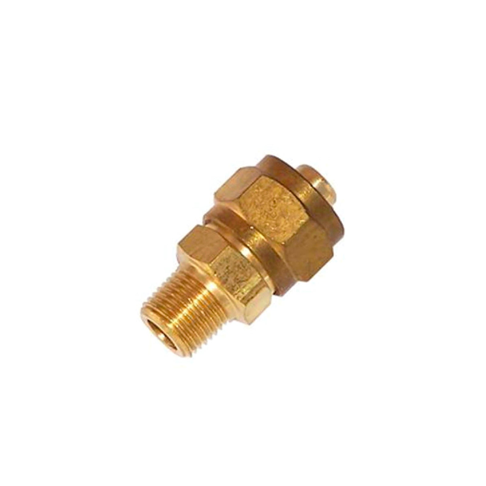 1/4" M NPT compression fitting for 1/2" OD Nylon Air Tube - MyPushcart