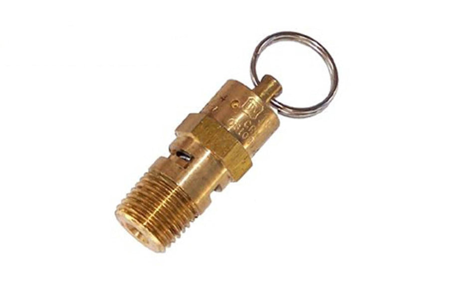 175 PSI Safety Valve for Air Tanks 1/4" Male NPT Thread - MyPushcart