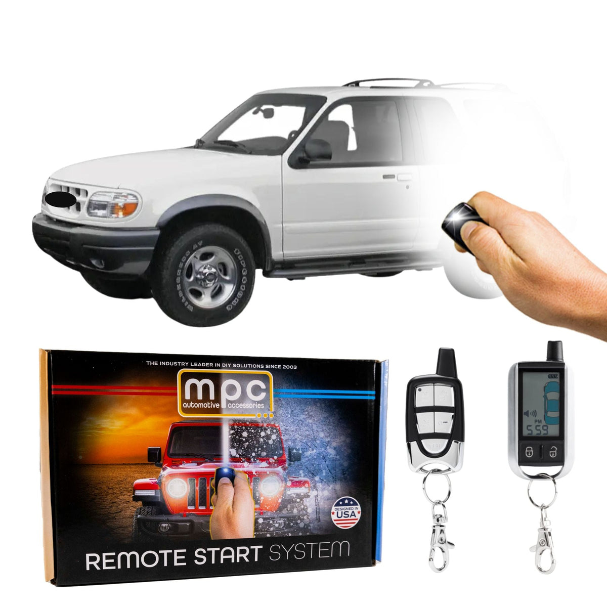1998-2000 Ford Explorer Remote Start Kit - Key-to-Start - MyPushcart