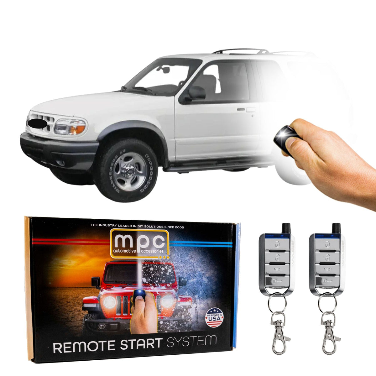 1998-2000 Ford Explorer Remote Start Kit - Key-to-Start - MyPushcart