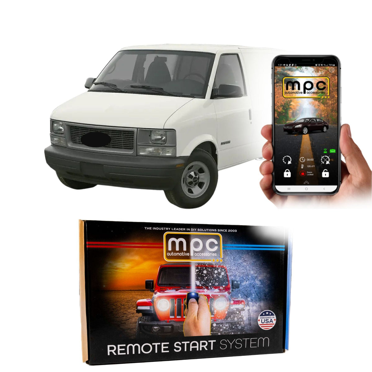 1998-2002 GMC Safari Remote Start Kit - Key-to-Start - MyPushcart