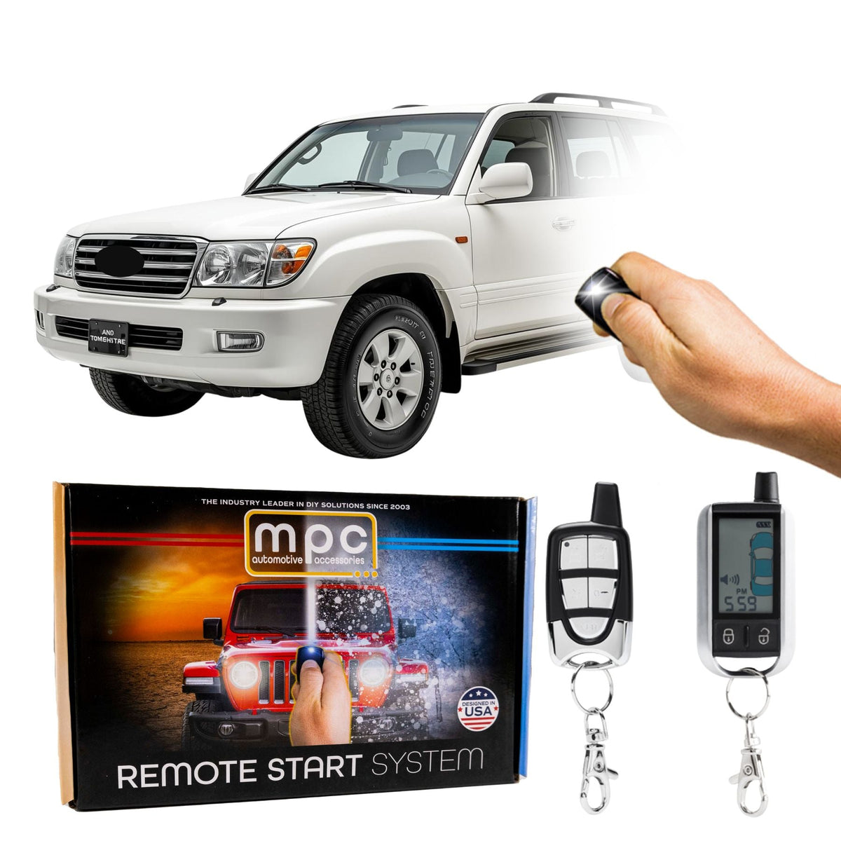 1998-2002 Toyota Land Cruiser Remote Start Kit - Key-to-Start - MyPushcart
