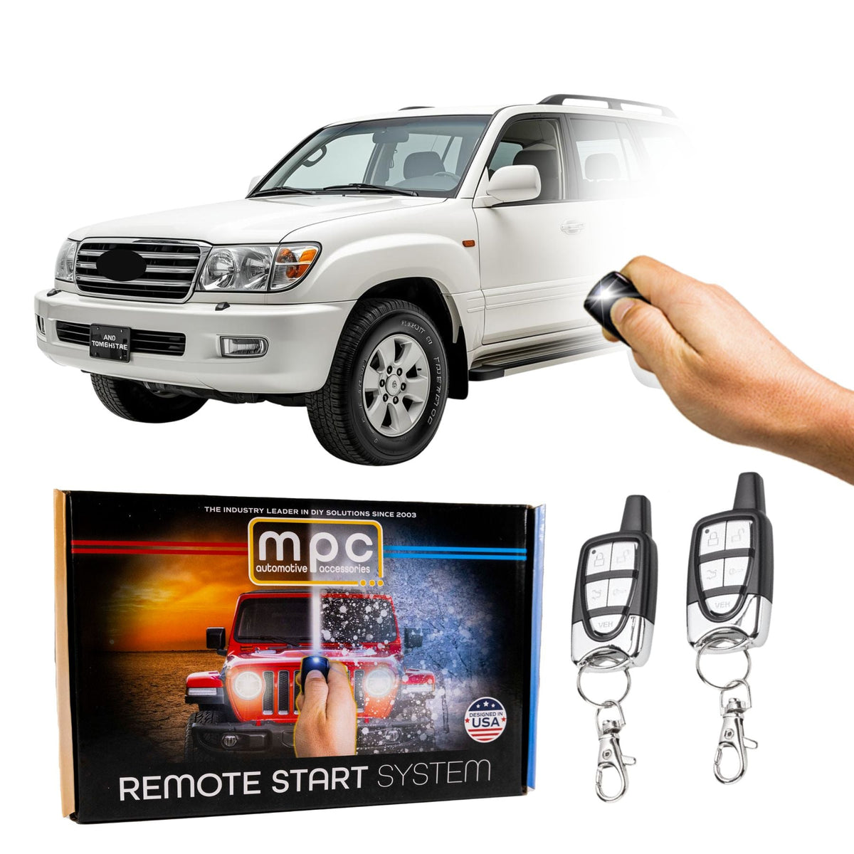 1998-2002 Toyota Land Cruiser Remote Start Kit - Key-to-Start - MyPushcart