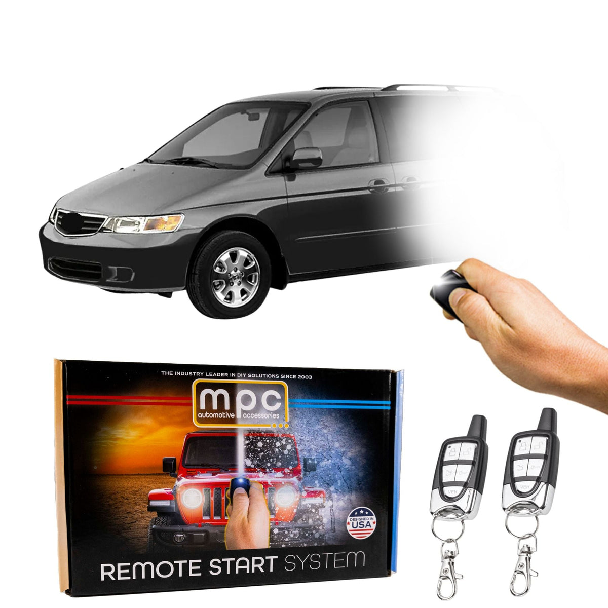 1998-2004 Honda Odyssey Remote Start Kit - Key-to-Start - MyPushcart