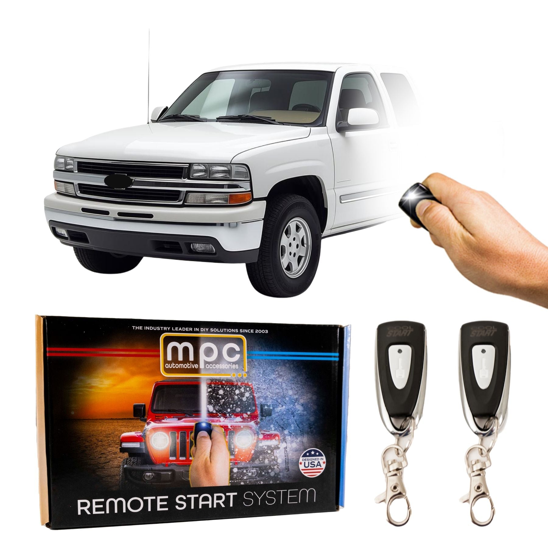 1999-2002 Chevrolet Silverado Gas Remote Start Kit - Key-to-Start - MyPushcart
