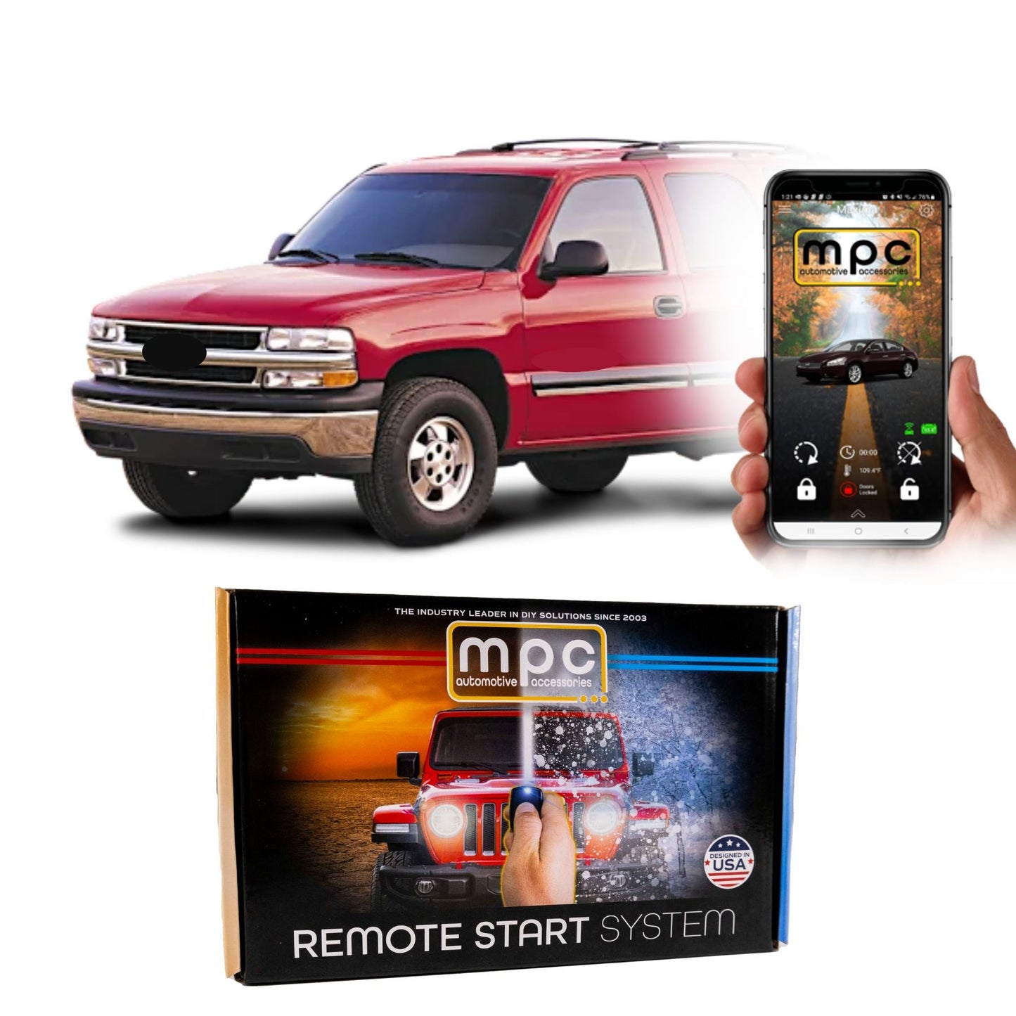 1999-2002 Chevrolet Tahoe Remote Start Kit - Key-to-Start - MyPushcart