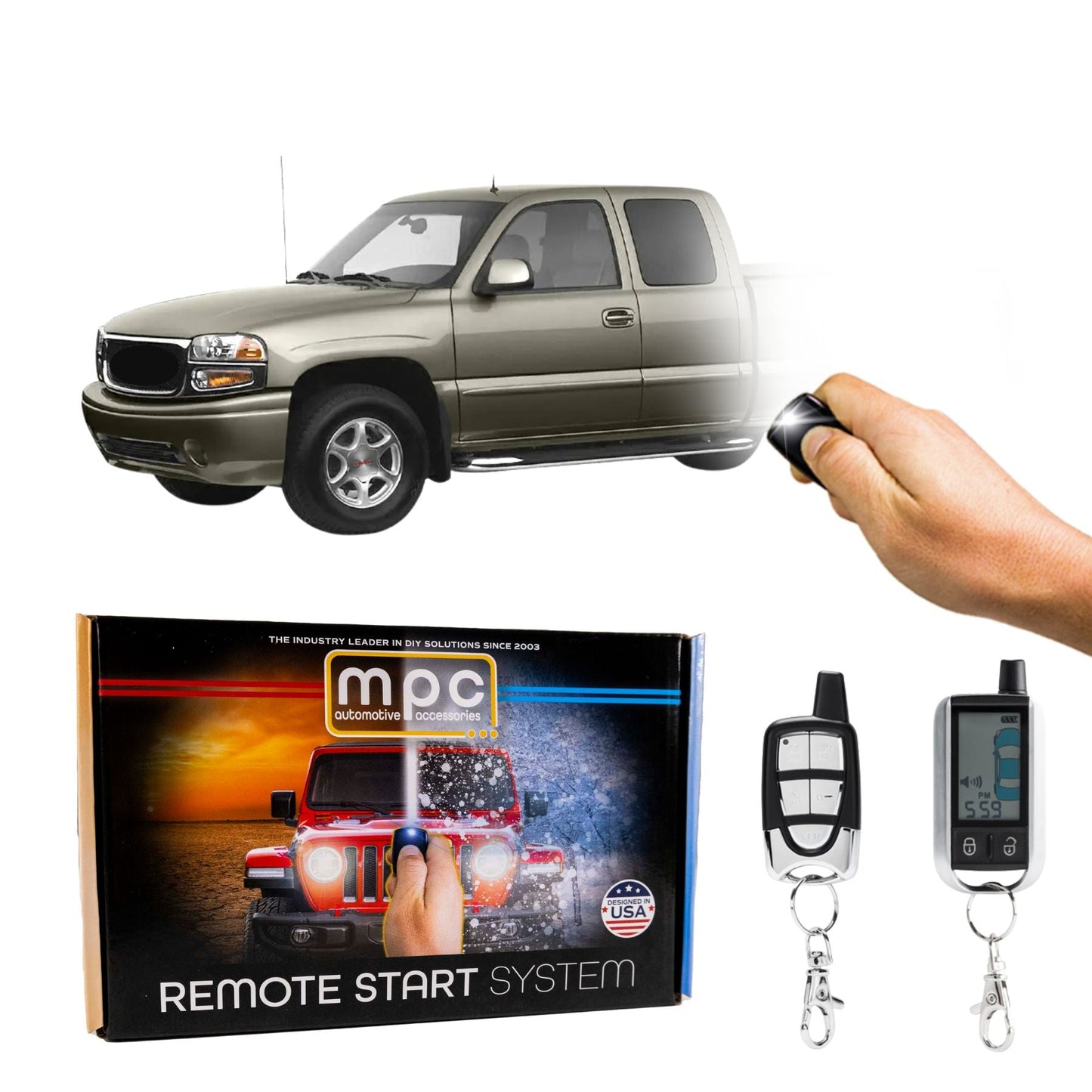 1999-2002 GMC Sierra 1500 Remote Start Kit - Key-to-Start - MyPushcart