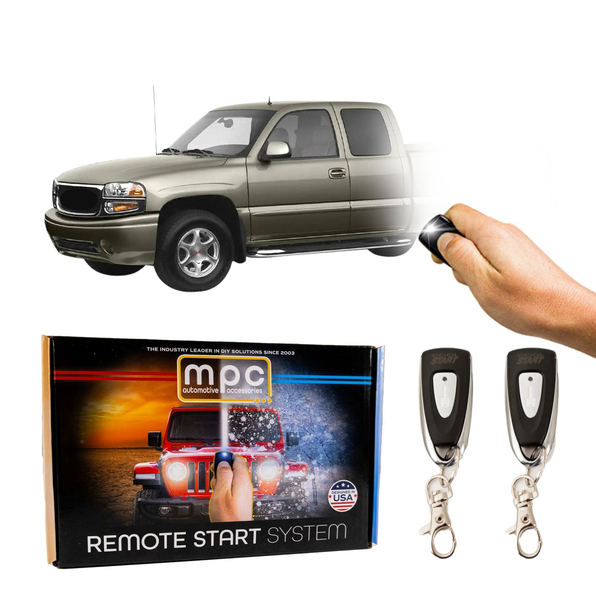 1999-2002 GMC Sierra 1500 Remote Start Kit - Key-to-Start - MyPushcart