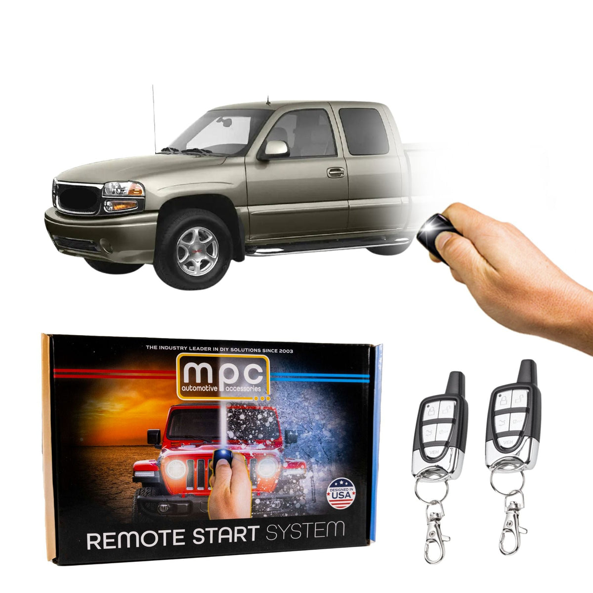 1999-2002 GMC Sierra 1500 Remote Start Kit - Key-to-Start - MyPushcart
