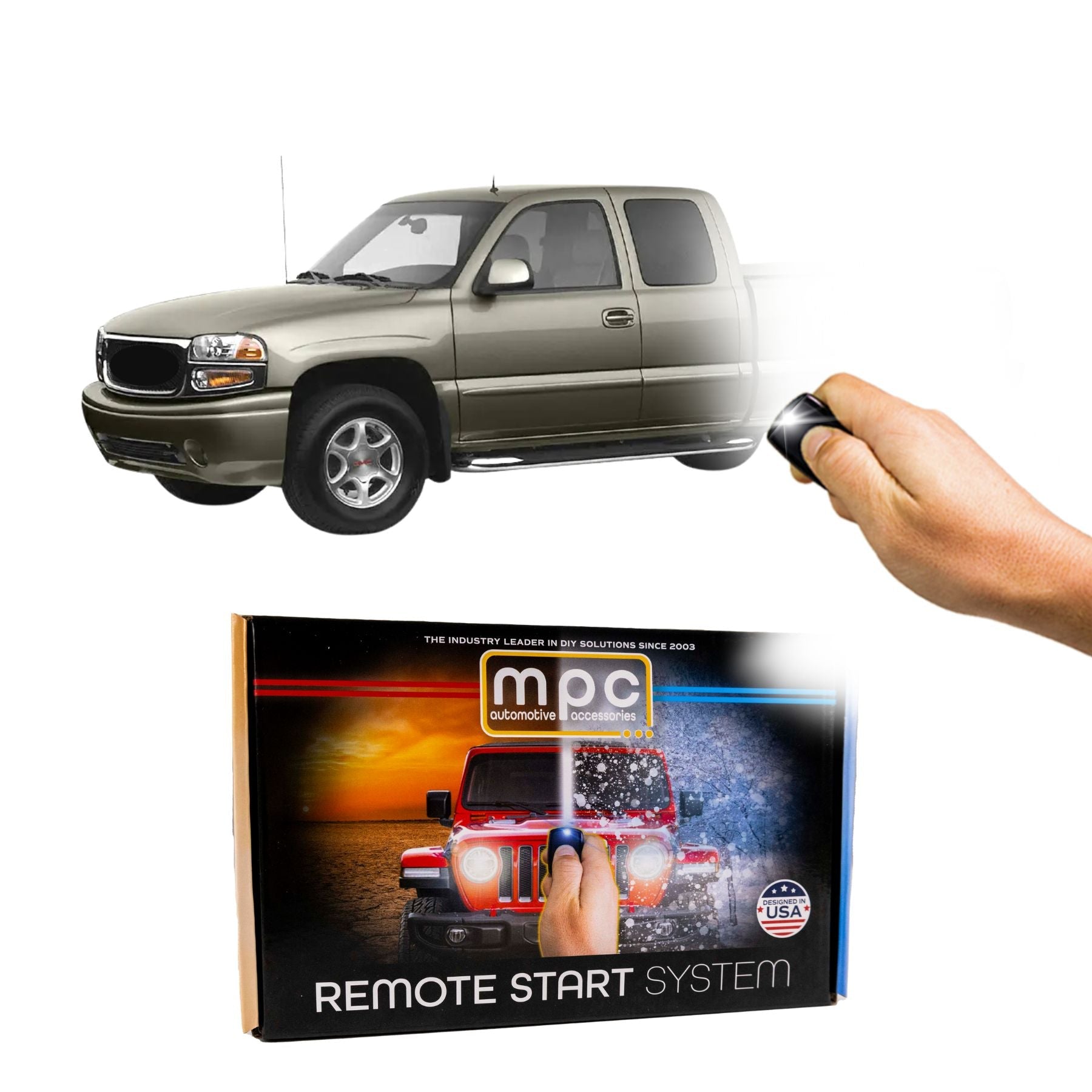 1999-2002 GMC Sierra 1500 Remote Start Kit - Key-to-Start - MyPushcart