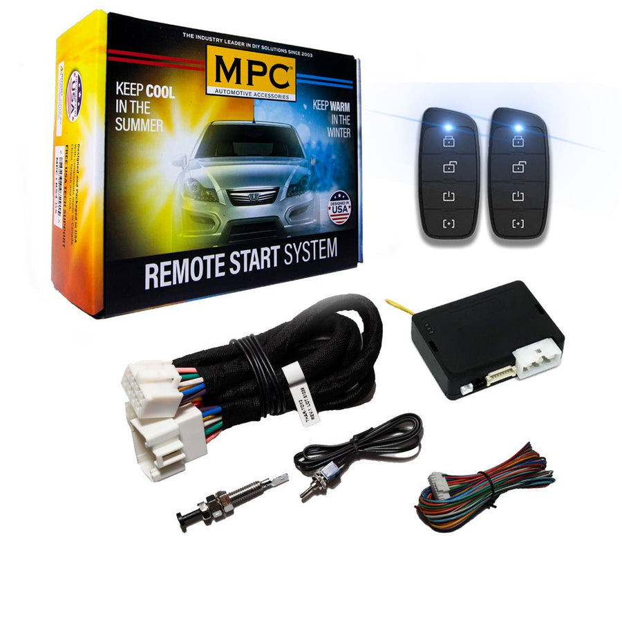 2 - Way Remote Start Kit For 2011 - 2011 Toyota Yaris Hatchback G - Key - w/T - Harness - MyPushcart