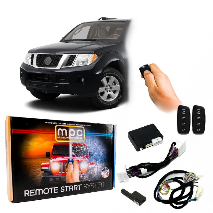 2 - Way Remote Start W/Keyless Entry For 2005 - 2012 Nissan Pathfinder - T - Harness - MyPushcart