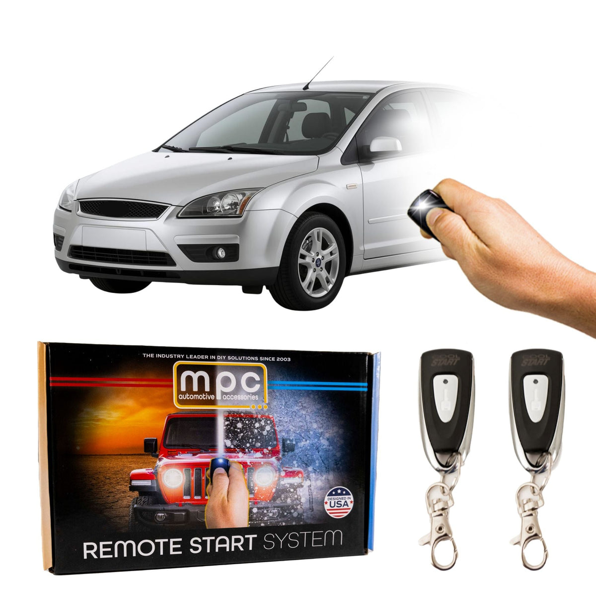 2000-2007 Ford Focus Remote Start Kit - Key-to-Start - MyPushcart