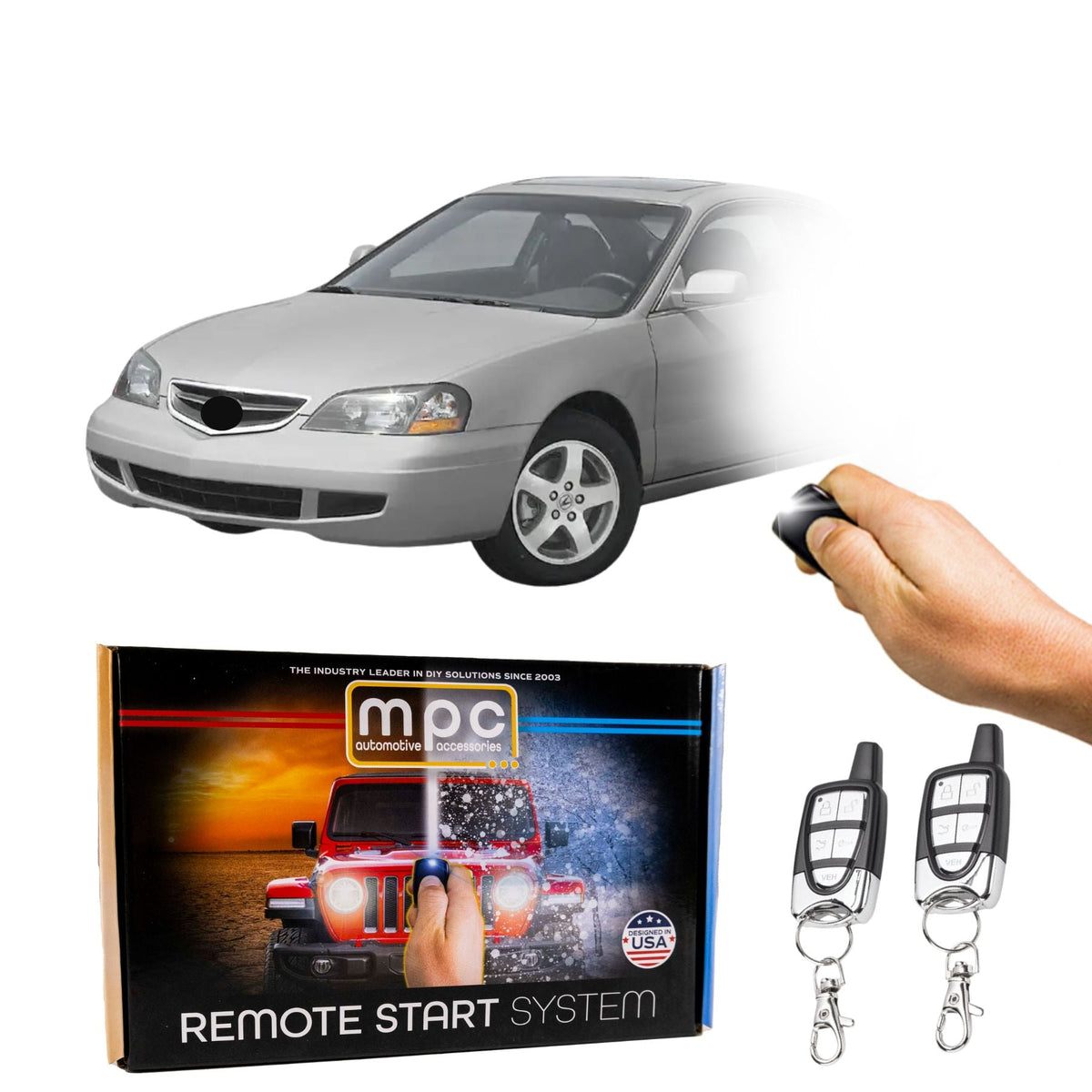 2001-2003 Acura CL Remote Start Kit - Key-to-Start - MyPushcart