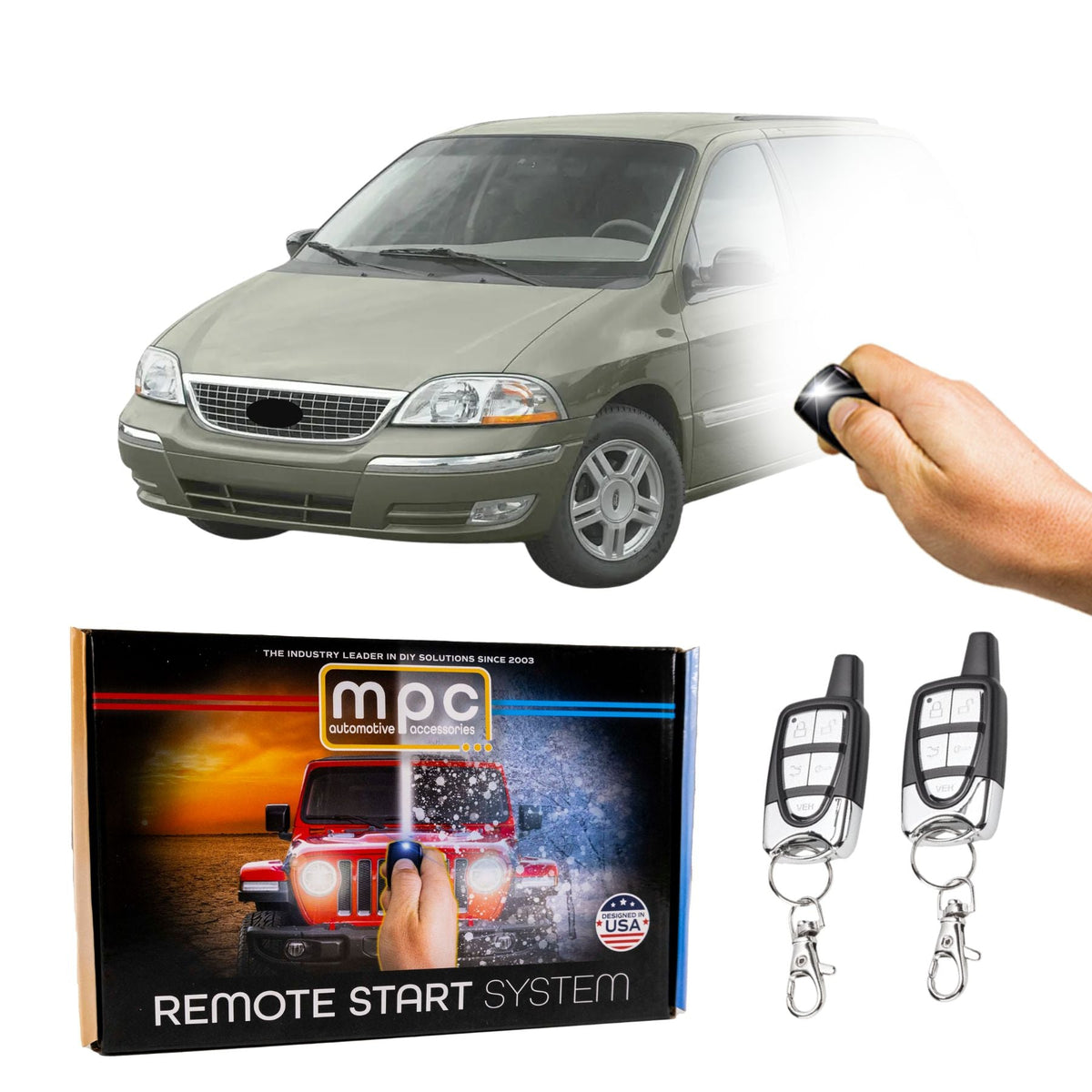 2001-2003 Ford Windstar Remote Start Kit - Key-to-Start - MyPushcart
