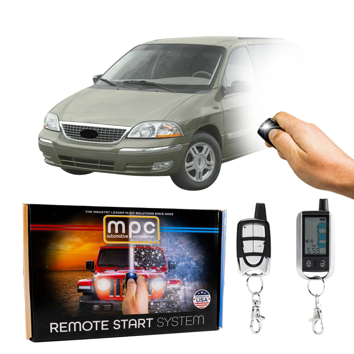 2001-2003 Ford Windstar Remote Start Kit - Key-to-Start - MyPushcart