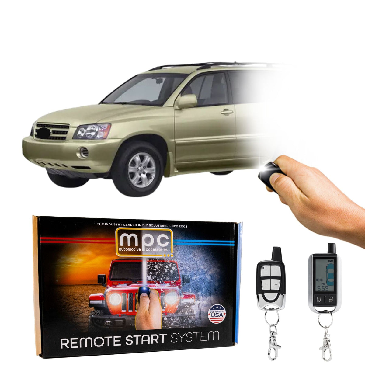 2001-2003 Toyota Highlander Remote Start Kit - Key-to-Start - MyPushcart