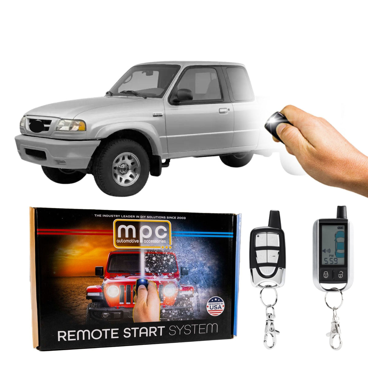 2002-2003 Mazda B4000 Remote Start Kit - Key-to-Start - MyPushcart