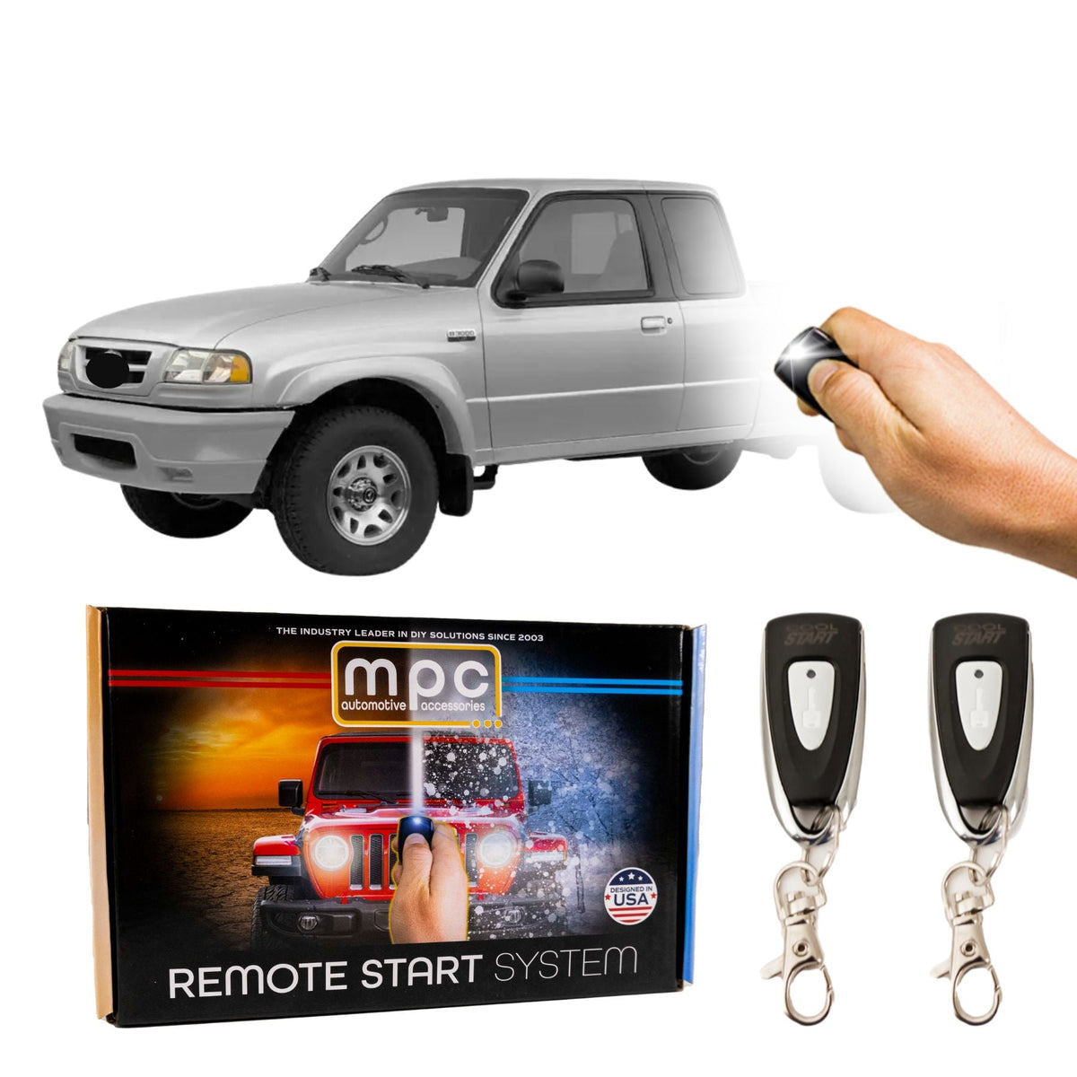 2002-2003 Mazda B4000 Remote Start Kit - Key-to-Start - MyPushcart