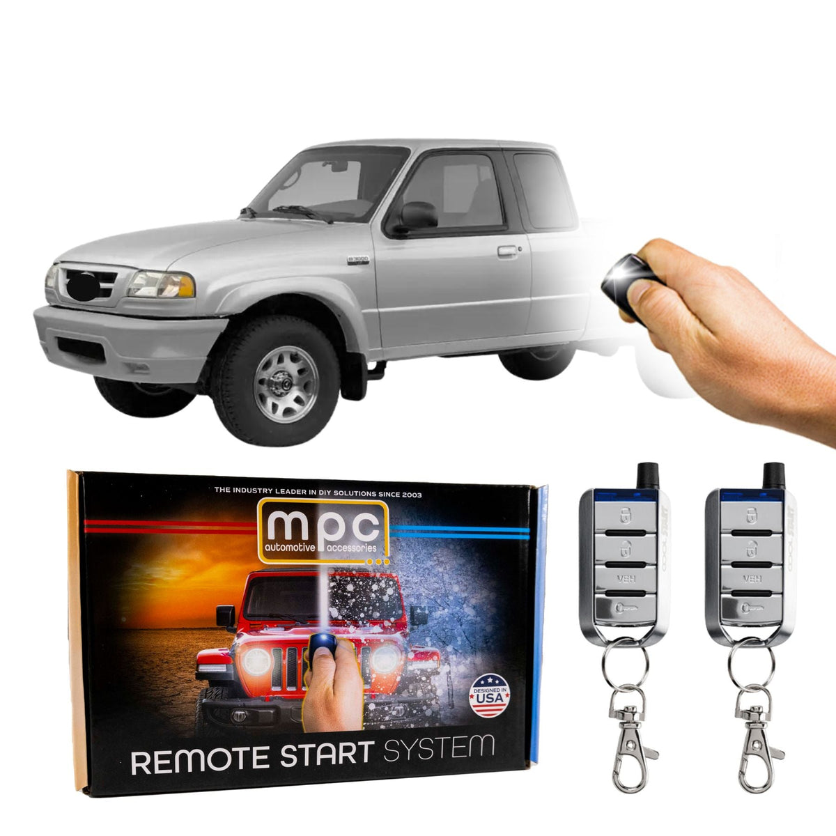 2002-2003 Mazda B4000 Remote Start Kit - Key-to-Start - MyPushcart