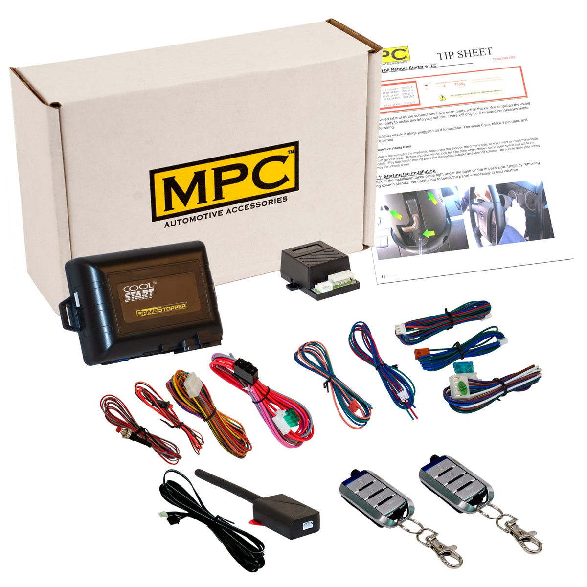 2002-2004 Ford F-350 SD Gas/Diesel Remote Start Kit - Key-to-Start - MyPushcart