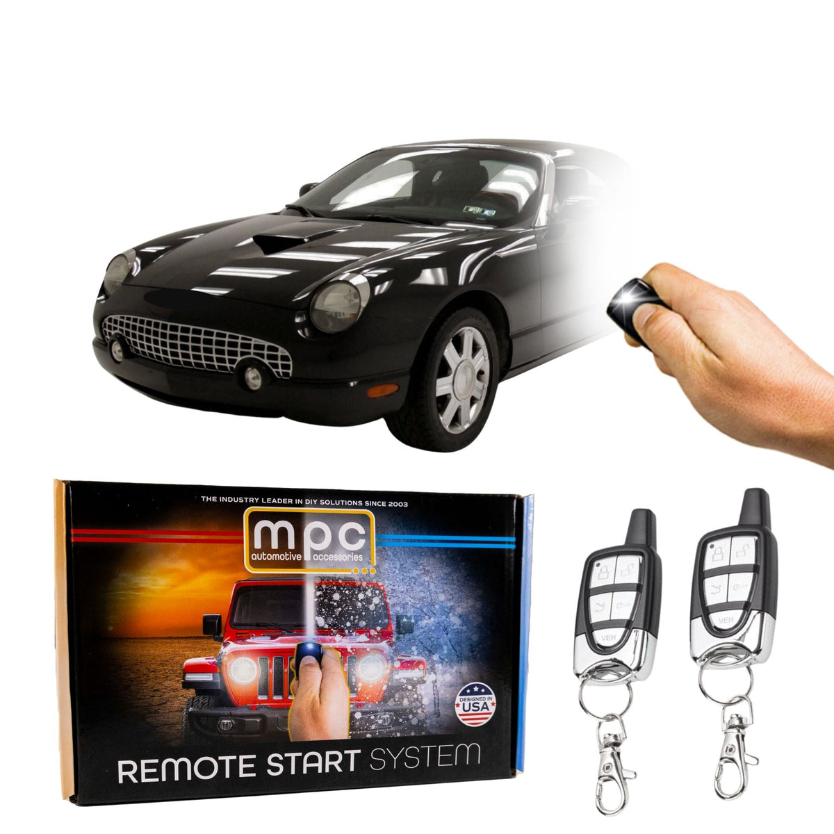 2002-2005 Ford Thunderbird Remote Start Kit - Key-to-Start - MyPushcart
