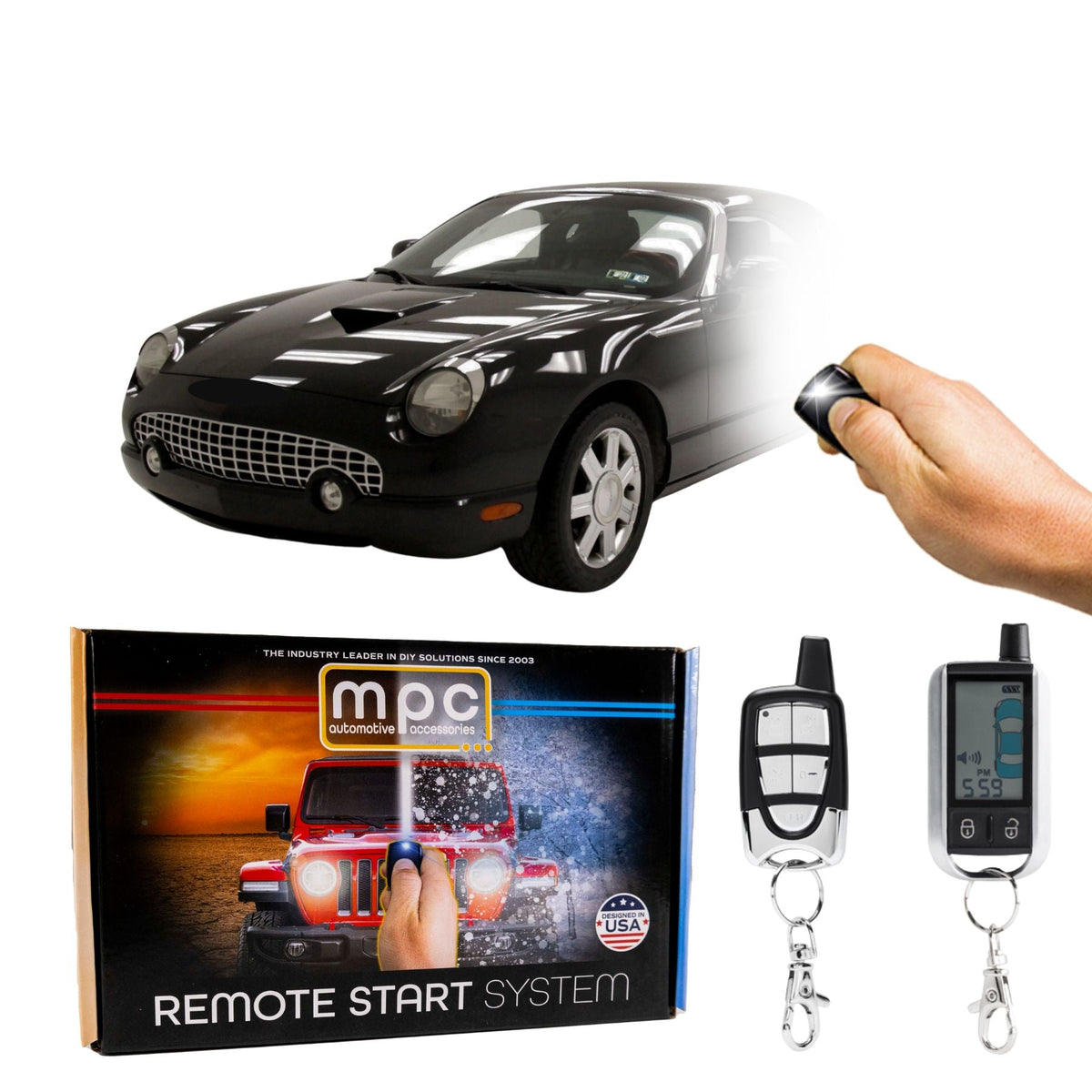2002-2005 Ford Thunderbird Remote Start Kit - Key-to-Start - MyPushcart
