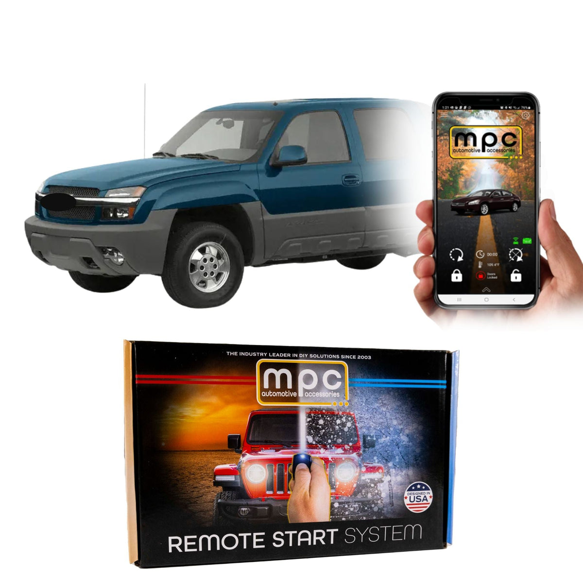 2002 Chevrolet Avalanche Remote Start Kit - Key-to-Start - MyPushcart