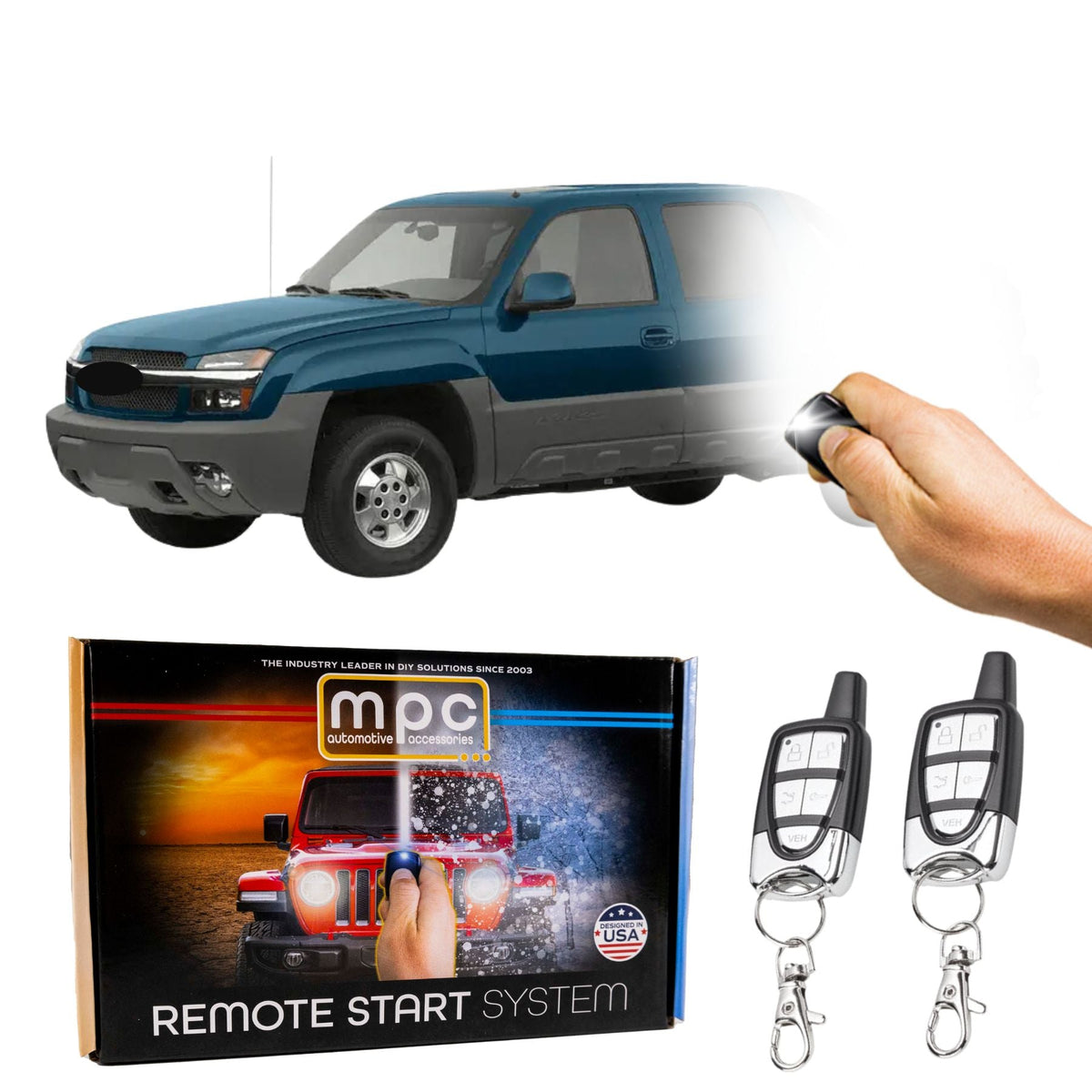 2002 Chevrolet Avalanche Remote Start Kit - Key-to-Start - MyPushcart