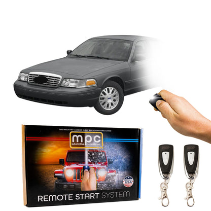 2003-2004 Ford Crown Victoria Remote Start Kit - Key-to-Start - MyPushcart
