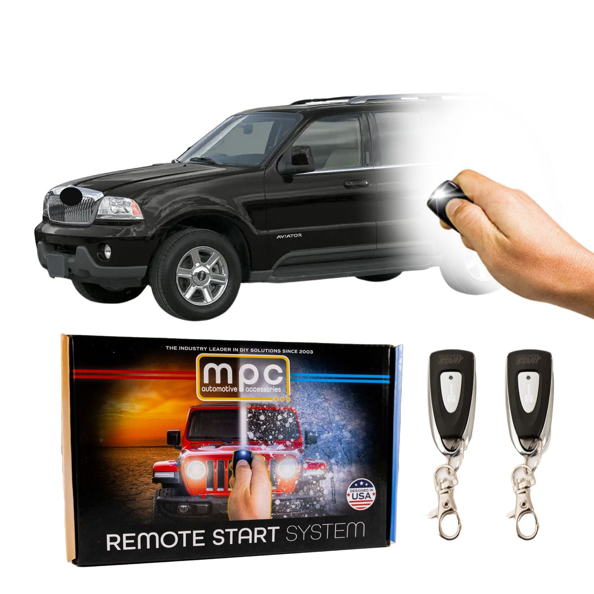 2003-2005 Lincoln Aviator Remote Start Kit - Key-to-Start - MyPushcart