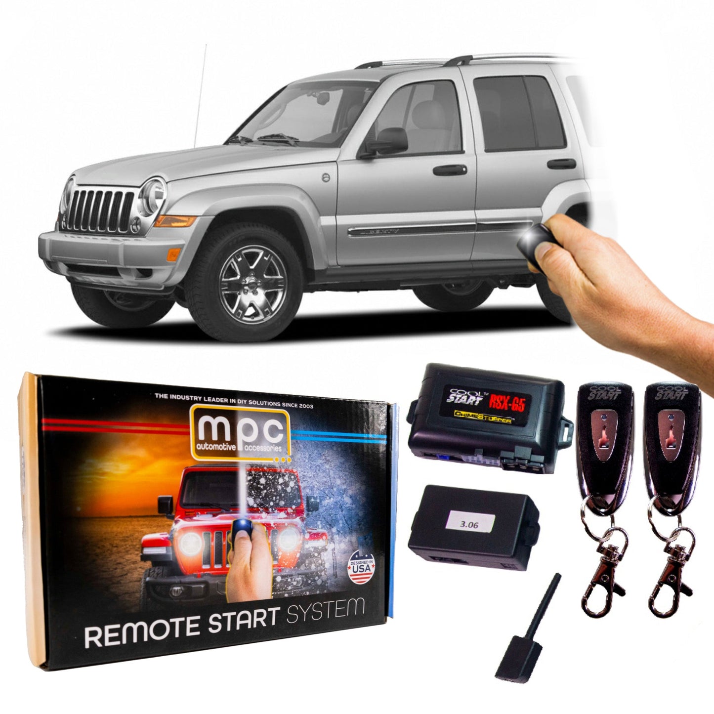 2005-2007 Jeep Liberty Remote Start Kit - Key-to-Start - MyPushcart