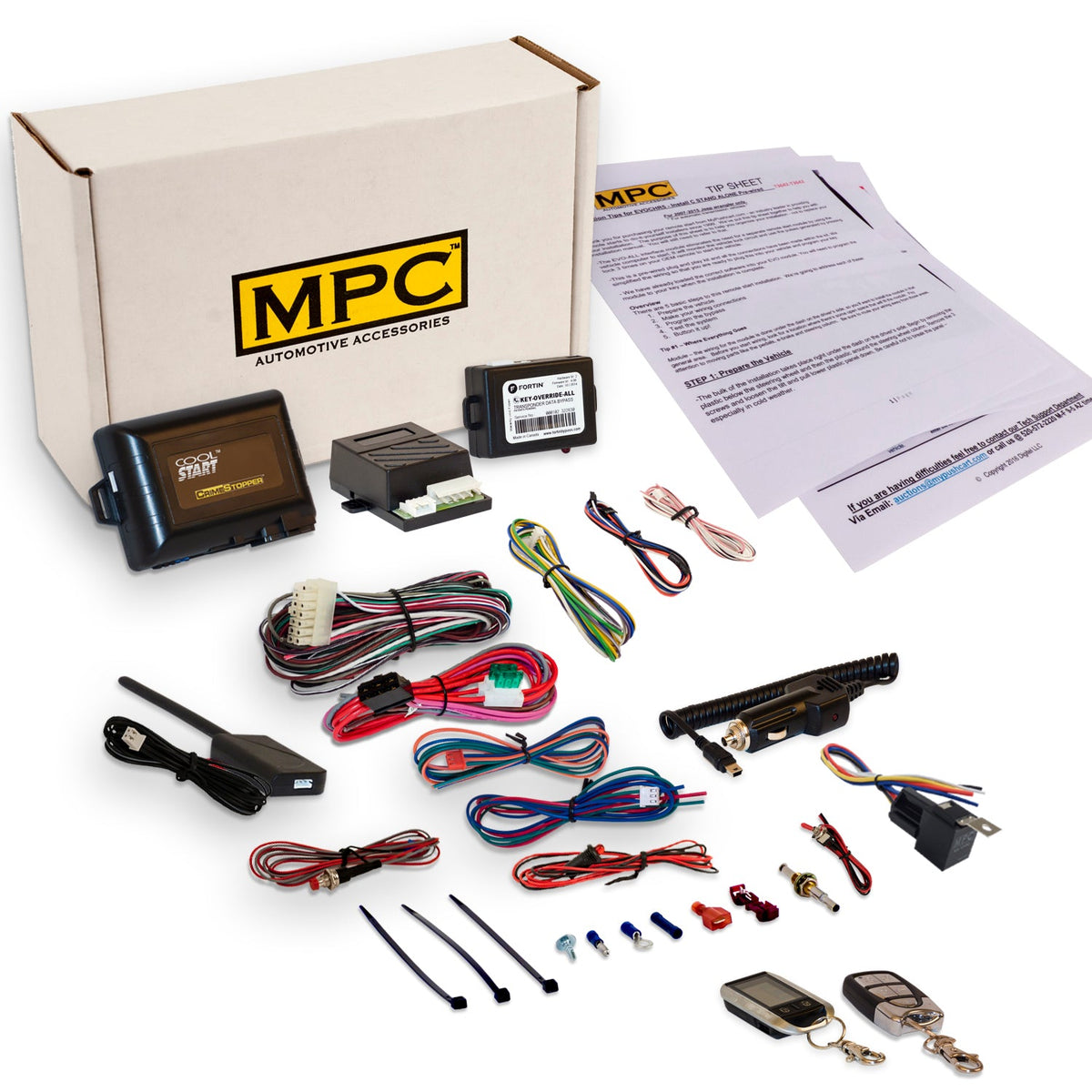 2005-2008 Ford Crown Victoria Remote Start Kit - Key-to-Start - MyPushcart