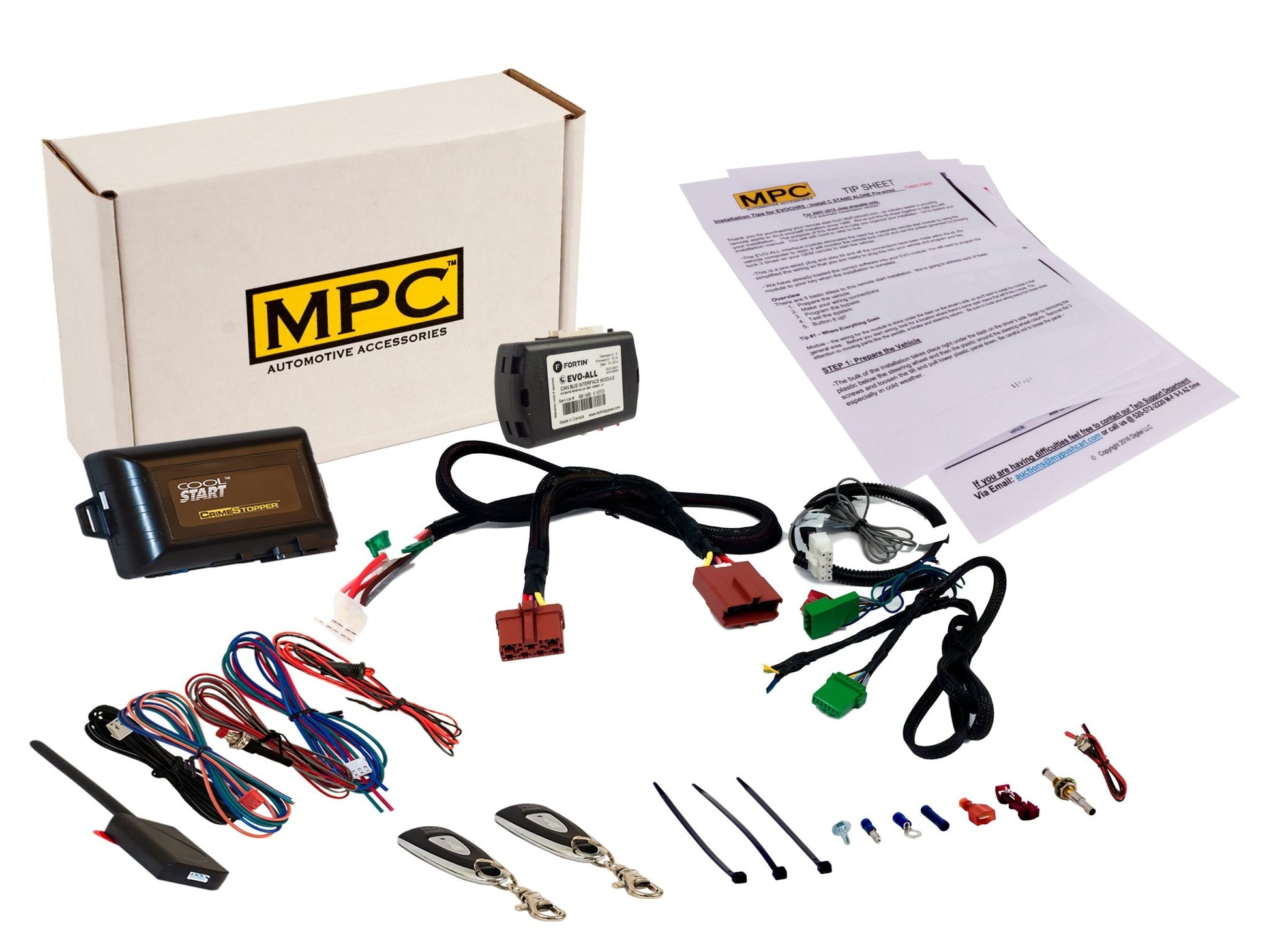 2007-2013 Acura MDX Remote Start Kit - Semi Plug & Play - Key-to-Start - MyPushcart