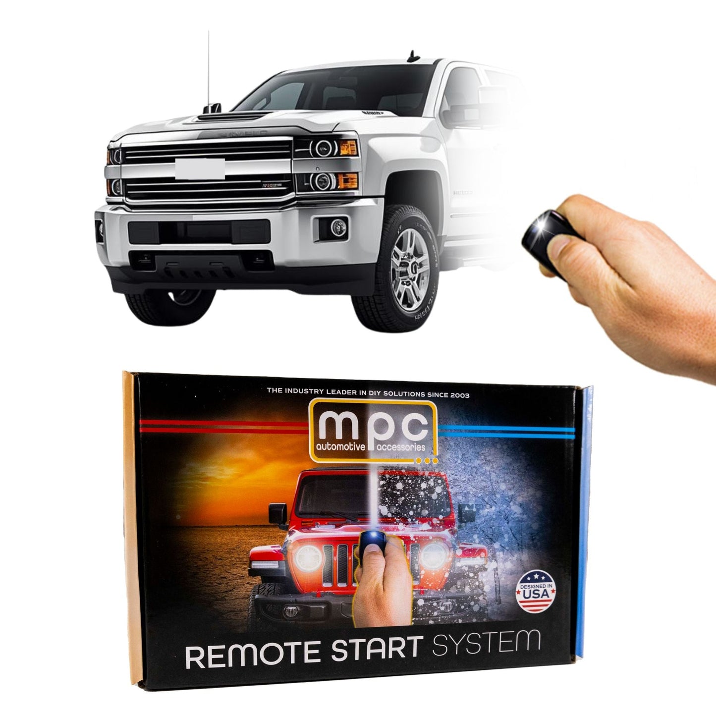 2007-2014 Chevrolet Silverado 2500 Remote Start Kit - Plug & Play - Key-to-Start - MyPushcart