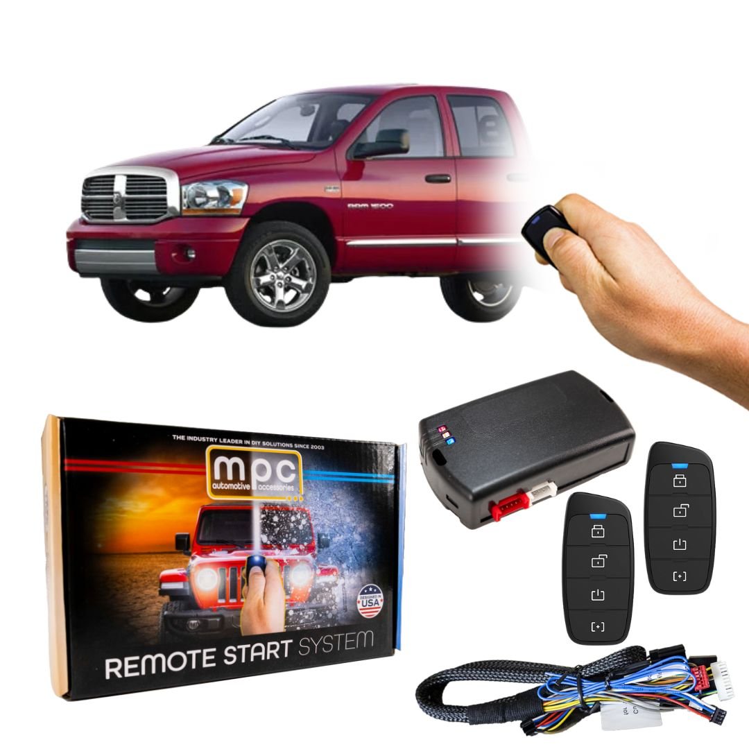 2008 Dodge Ram 1500 Remote Start Kit - Semi Plug & Play - Key-to-Start - MyPushcart