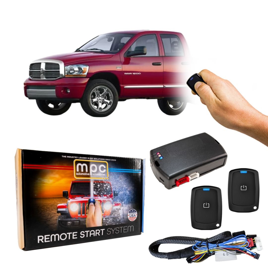 2008 Dodge Ram 1500 Remote Start Kit - Semi Plug & Play - Key-to-Start - MyPushcart