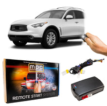 2009-2013 Infiniti FX50 Remote Start Kit - Semi Plug & Play - Push-to-Start - MyPushcart