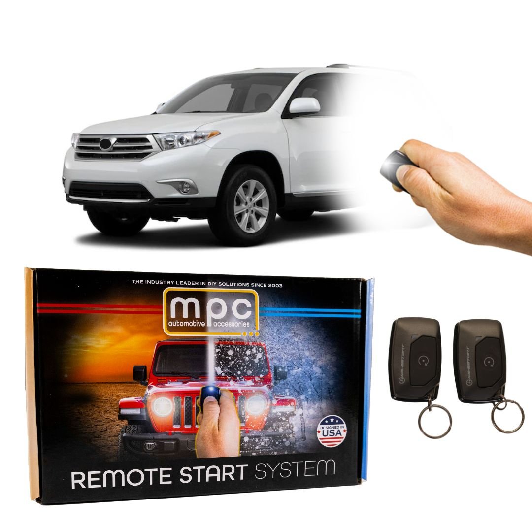 2010-2013 Toyota Highlander Remote Start Kit - Semi Plug & Play - G-Key - MyPushcart