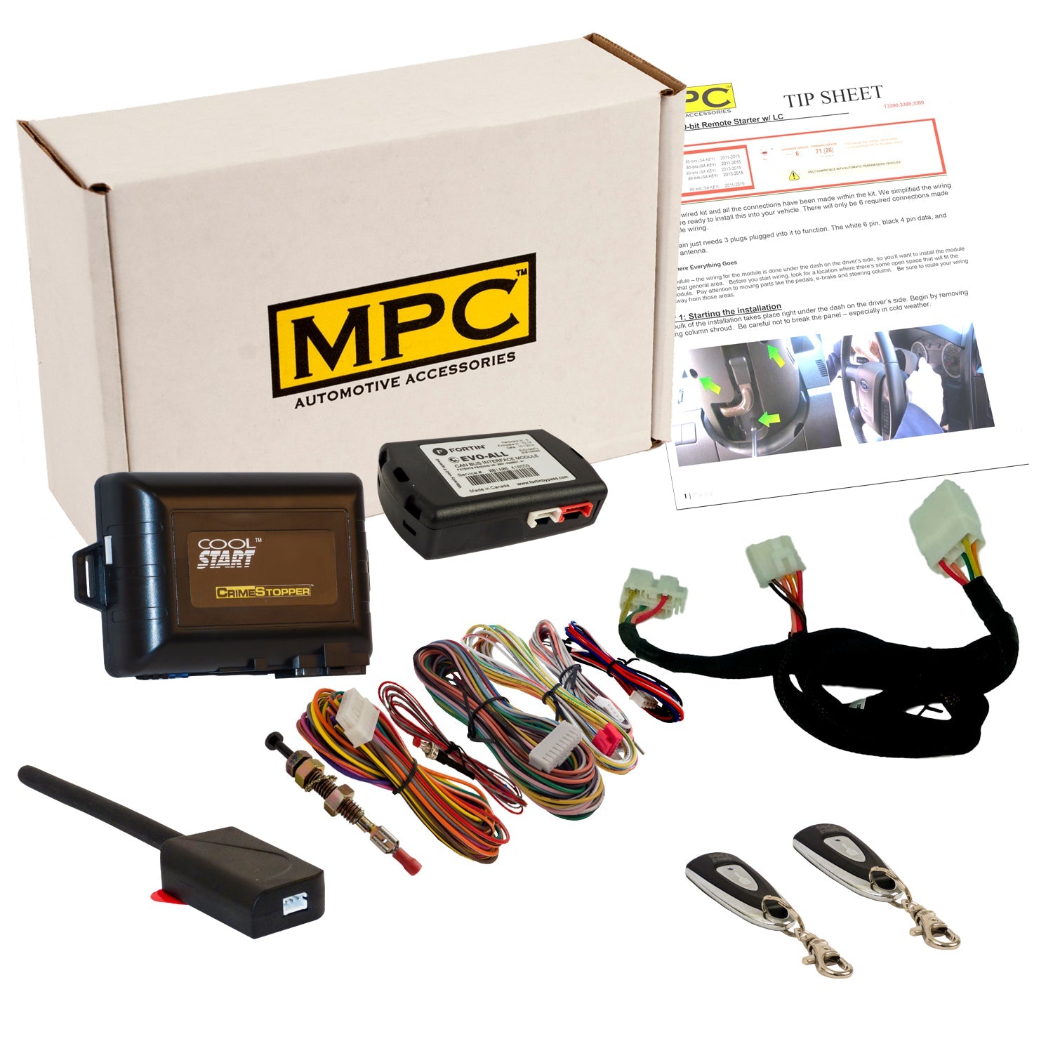 2011-2013 Kia Optima Remote Start Kit - Semi Plug & Play - Key-to-Start - MyPushcart