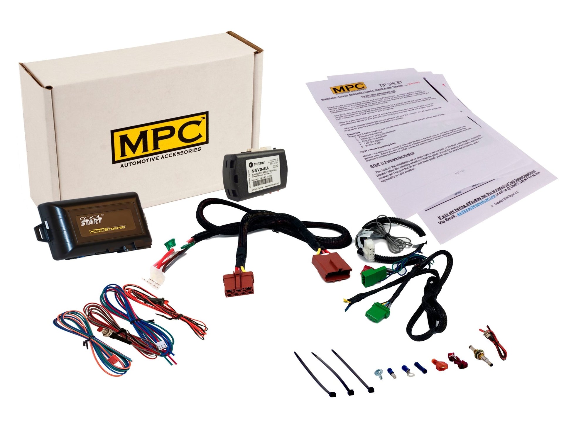 2011-2014 Acura RDX C1-D2 Remote Start Kit - Semi Plug & Play - Key-to-Start - MyPushcart