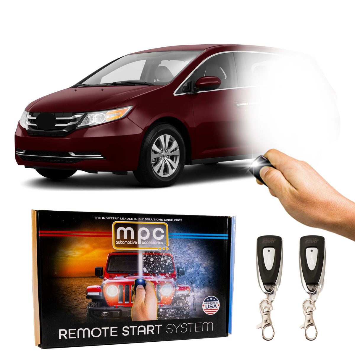 2011-2017 Honda Odyssey Remote Start Kit - Key-to-Start - MyPushcart