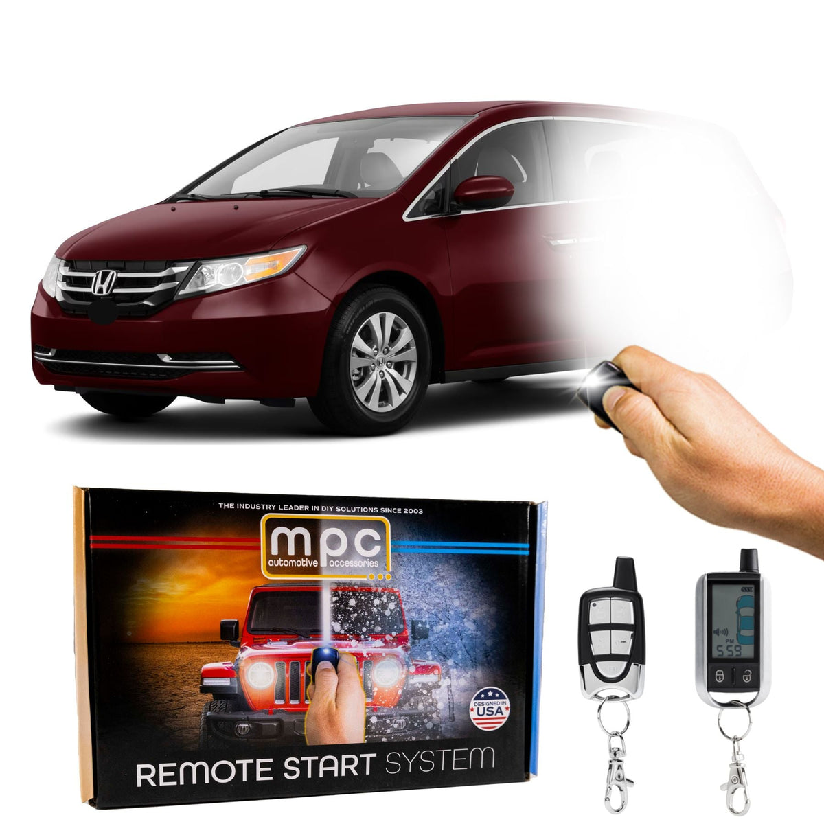 2011-2017 Honda Odyssey Remote Start Kit - Key-to-Start - MyPushcart
