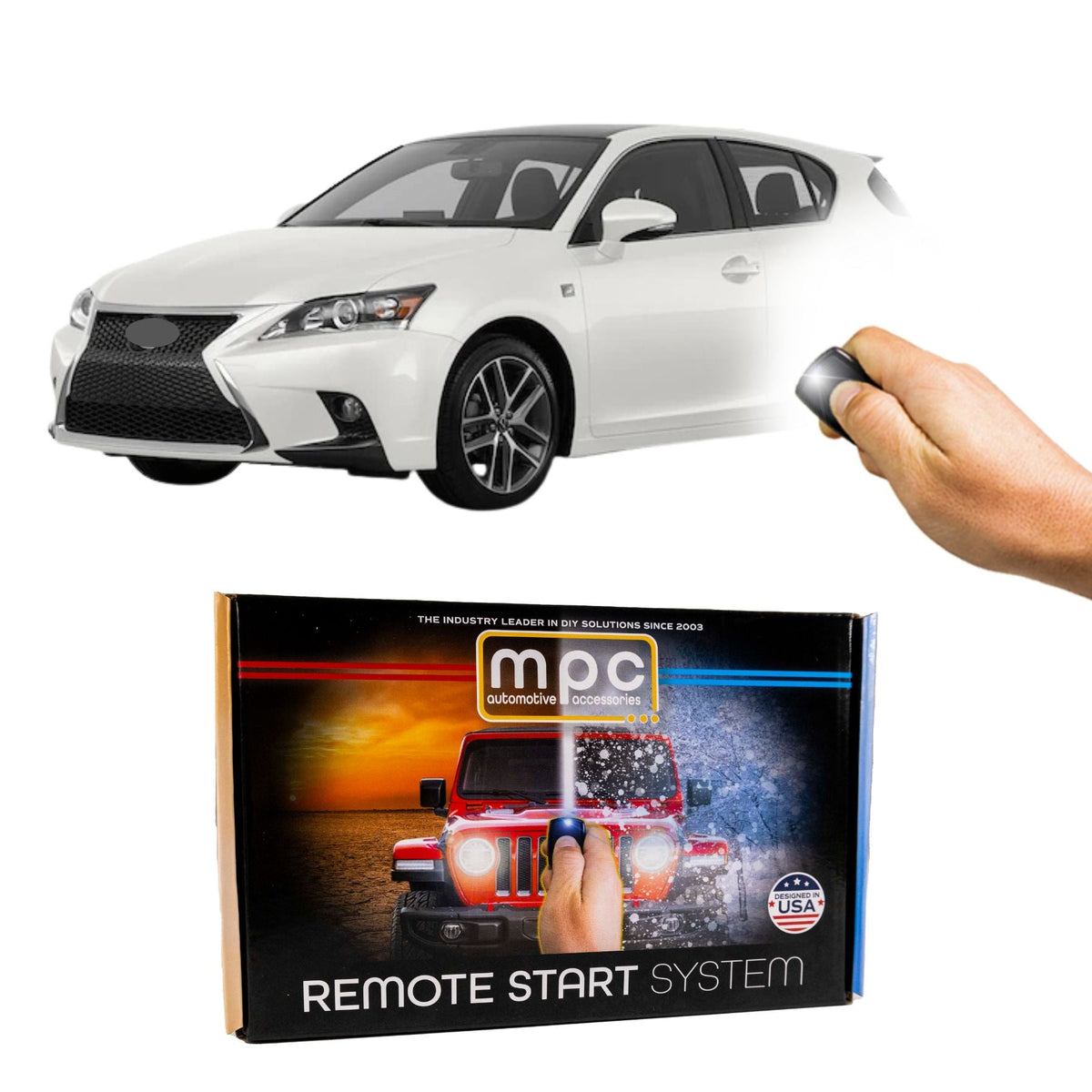 2011-2017 Lexus CT200h Remote Start Kit - Semi Plug & Play - Push-to-Start - MyPushcart